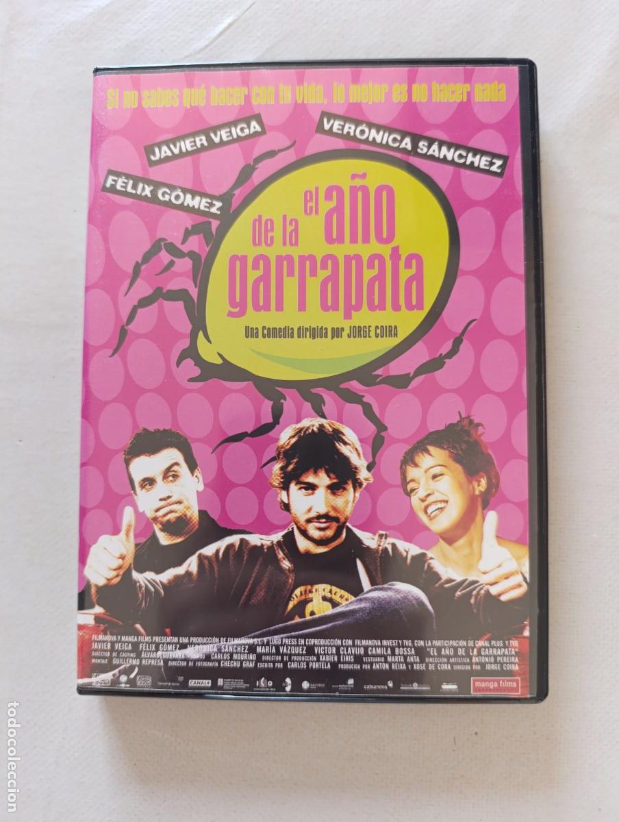 Cine: DVD EL A&Ntilde;O DE LA GARRAPATA - JAVIER VEIGA, VERONICA SANCHEZ (9I)
