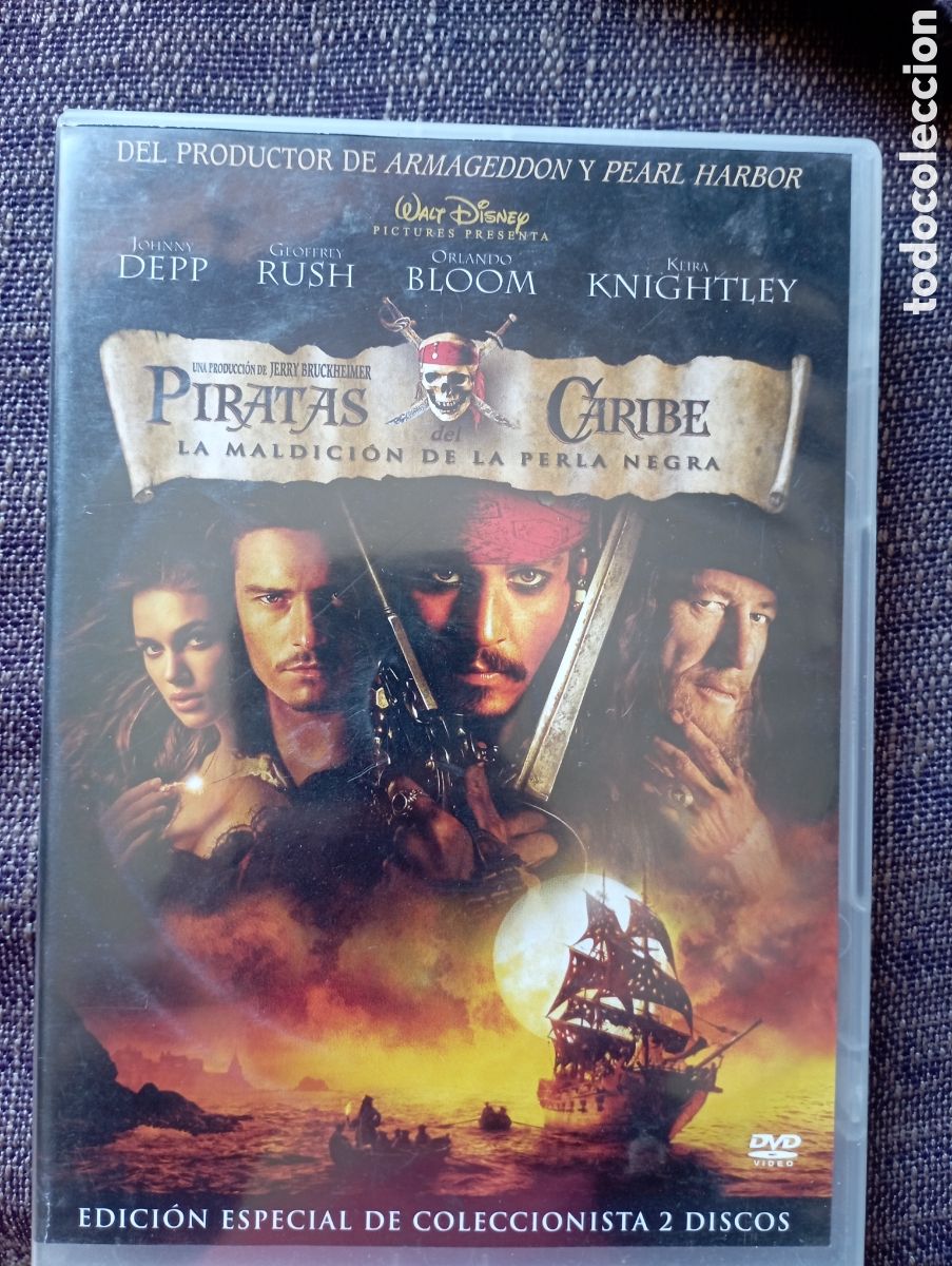 Cine: pel&iacute;cula DVD &rdquo;La maldici&oacute;n de la perla negra&rdquo;