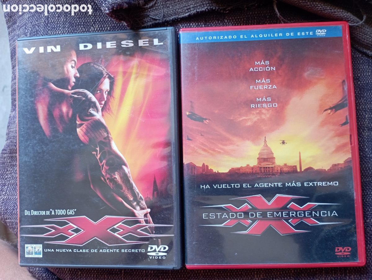 Cine: lote 2 pel&iacute;culas DVD de la saga XXX