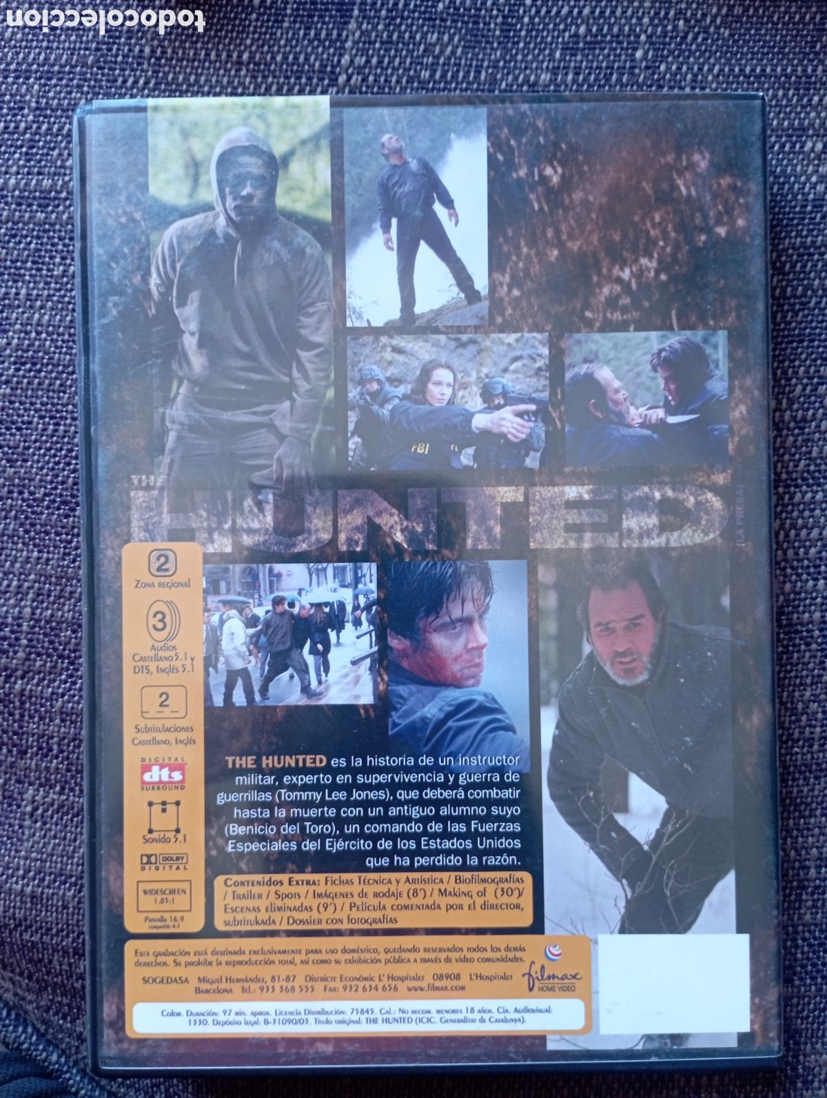 Cine: pel&iacute;cula DVD &rdquo;Hunted&rdquo; - Foto 2