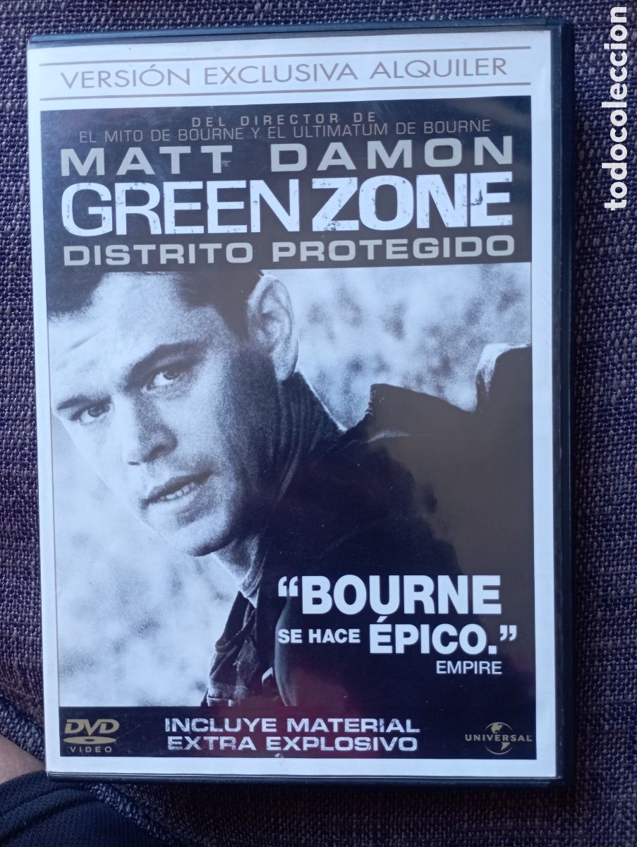 Cine: pel&iacute;cula DVD &rdquo;Green Zone&rdquo; saga Bourne
