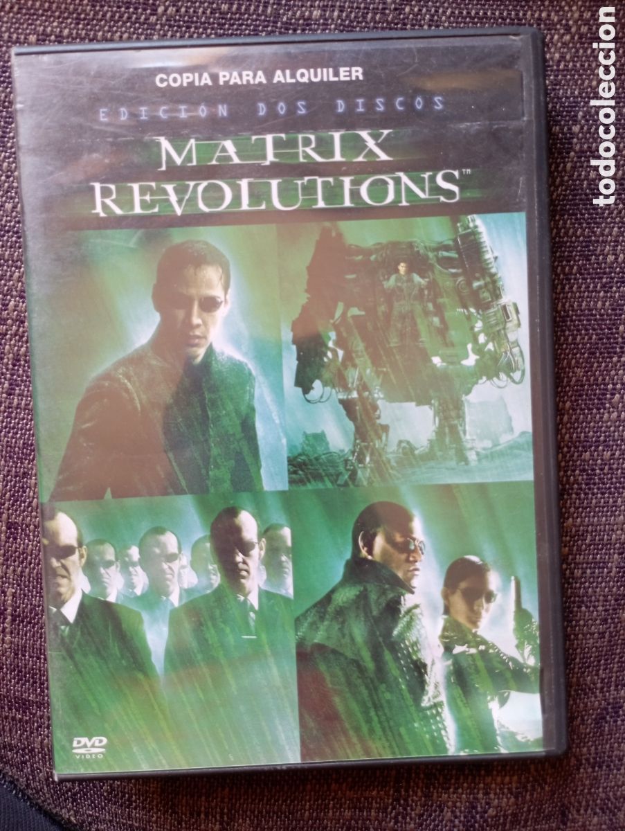 Cine: pel&iacute;cula DVD &rdquo;Matrix revolutions&rdquo;