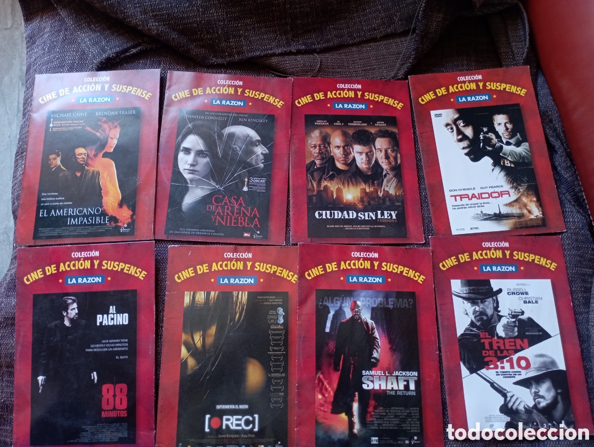 Cine: lote 8 pel&iacute;culas DVD ver t&iacute;tulos