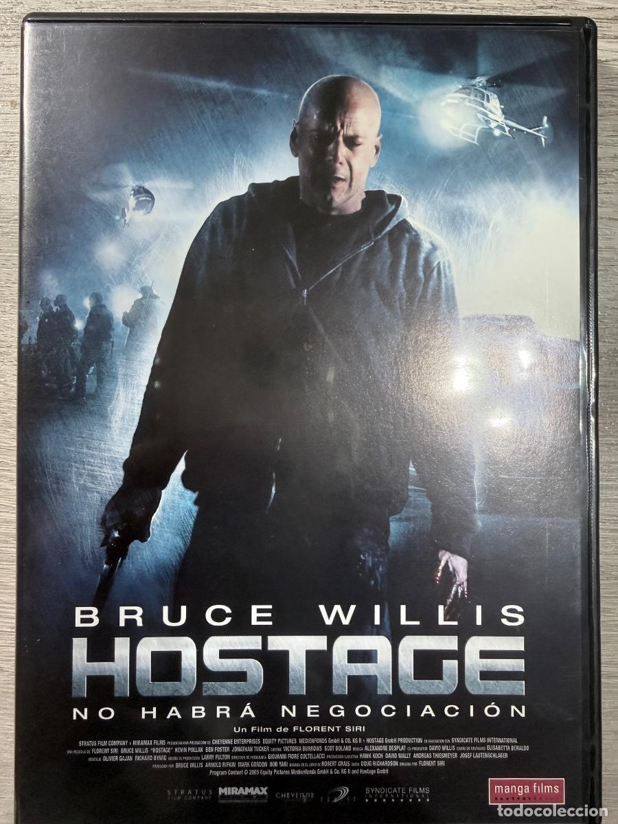 Cine: HOSTAGE: NO HABR&Aacute; NEGOCIACI&Oacute;N (DVD) Bruce Willis - Edici&oacute;n Original Manga Films