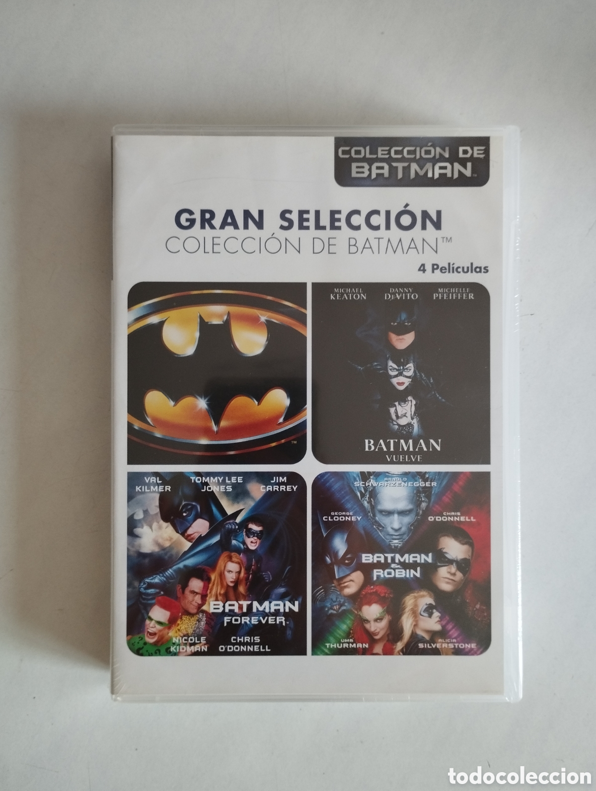 Cine: PACK 4 PELICULA DVD COLECCION BATMAN (4 DISCOS) SIN ABRIR PRECINTADA
