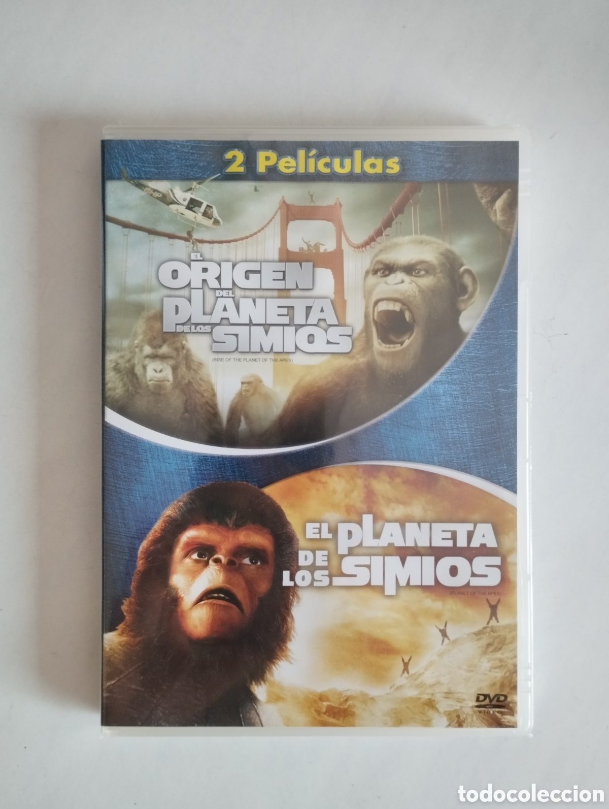Cine: PACK 2 PELICULA DVD EL ORIGEN DEL PLANETA DE LOS SIMIOS/EL PLANETA DE LOS SIMIOS PRECINTADA