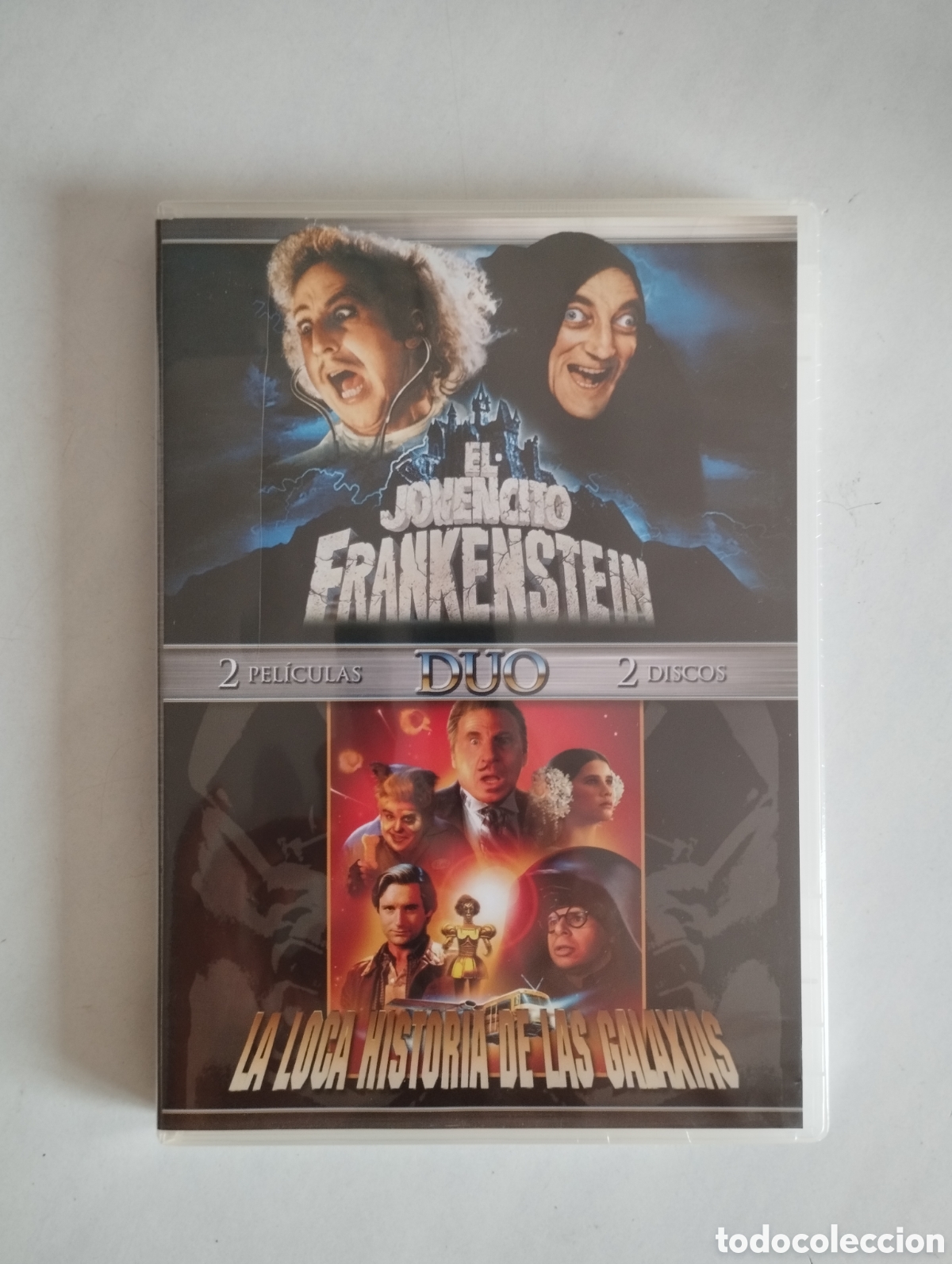 Cinema: PACK 2 PELICULA DVD EL JOVENCITO FRANKENSTEIN/LA LOCA HISTORIA DE LAS GALAXIAS SIN ABRIR PRECINTADA