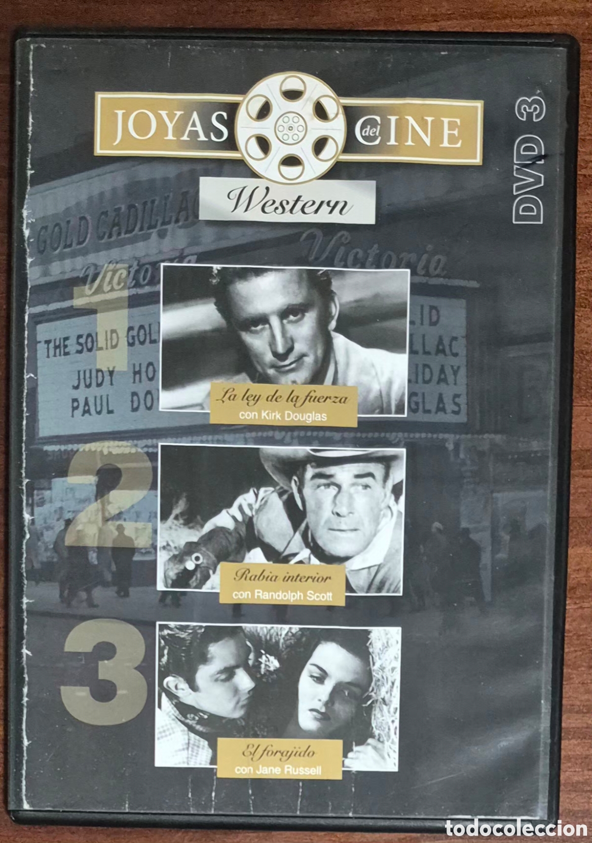 Cine: DVD - JOYAS DEL CINE (WESTERN) LA LEY DE LA FUERZA/RABIA INTERIOR/EL FORAJIDO