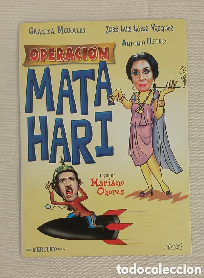 Cine: DVD OPERACI&Oacute;N MATA HARI GRACITA MORALES. MARIANO OZORES