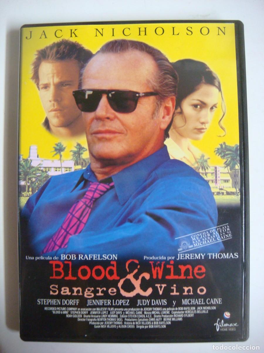Cine: D.V.D. DE BLOOD & WINE SANGRE Y VINO CON JACK NICHOLSON-CAJ-N&ordm;-1