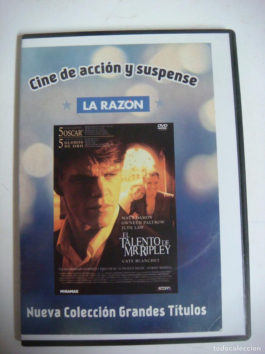 Cine: D.V,D. DE EL TALENTO DE MrRIPLEY CON MATT DAMON-(&)