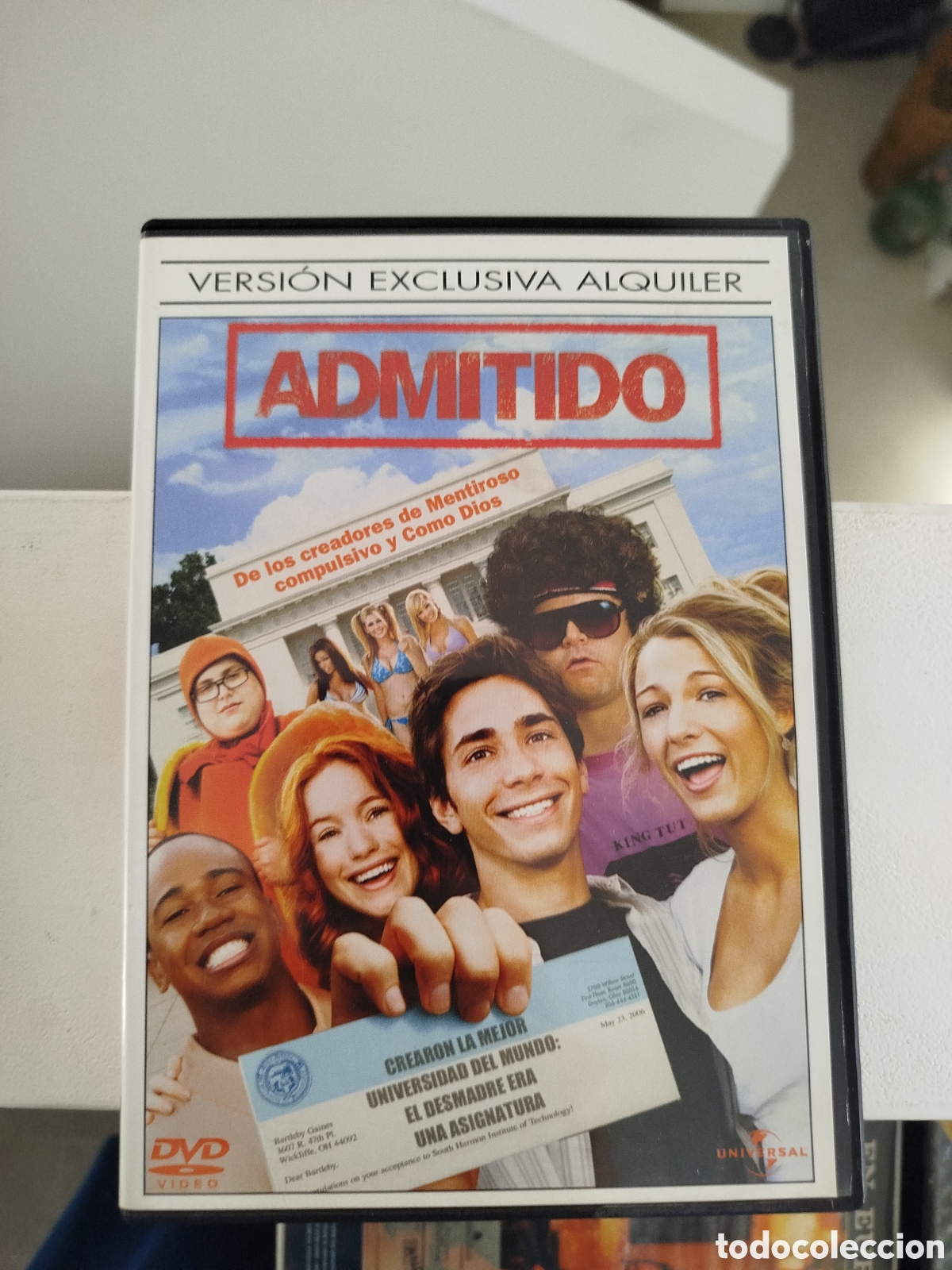 Cine: ADMITIDO, ACCEPTED DVD