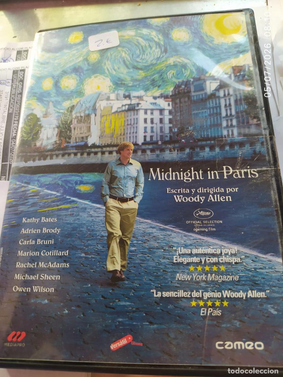 Cine: dvd midnight in paris