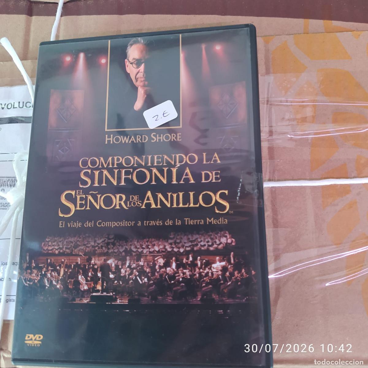Cine: dvd componiendo la sinfonia de el se&ntilde;or de los anillos