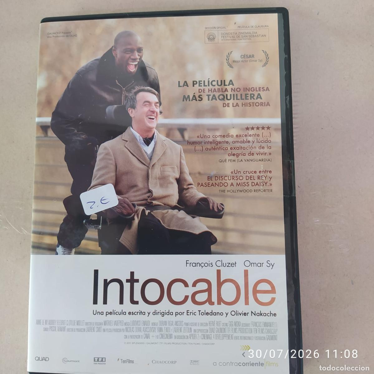Cine: dvd de la pelicula intocable