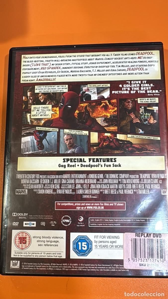 Cine: Deadpool [DVD] IMPORTACI&Oacute;N - Foto 2