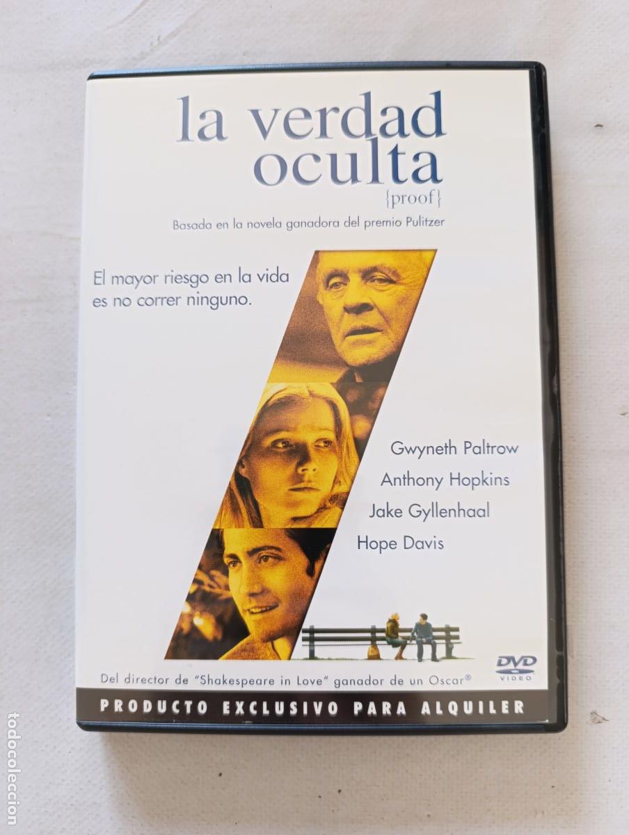 Cine: DVD LA VERDAD OCULTA - EDICION DE ALQUILER - GWYNETH PALTROW, ANTHONY HOPKINS (9P)