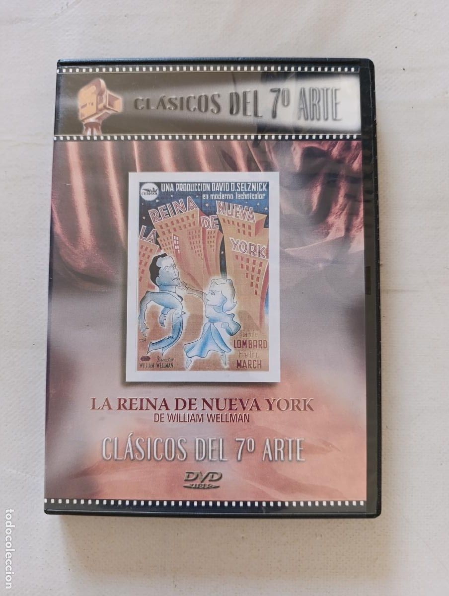 Cine: DVD LA REINA DE NUEVA YORK - CAROLE LOMBARD, FREDRIC MARCH (9Q)