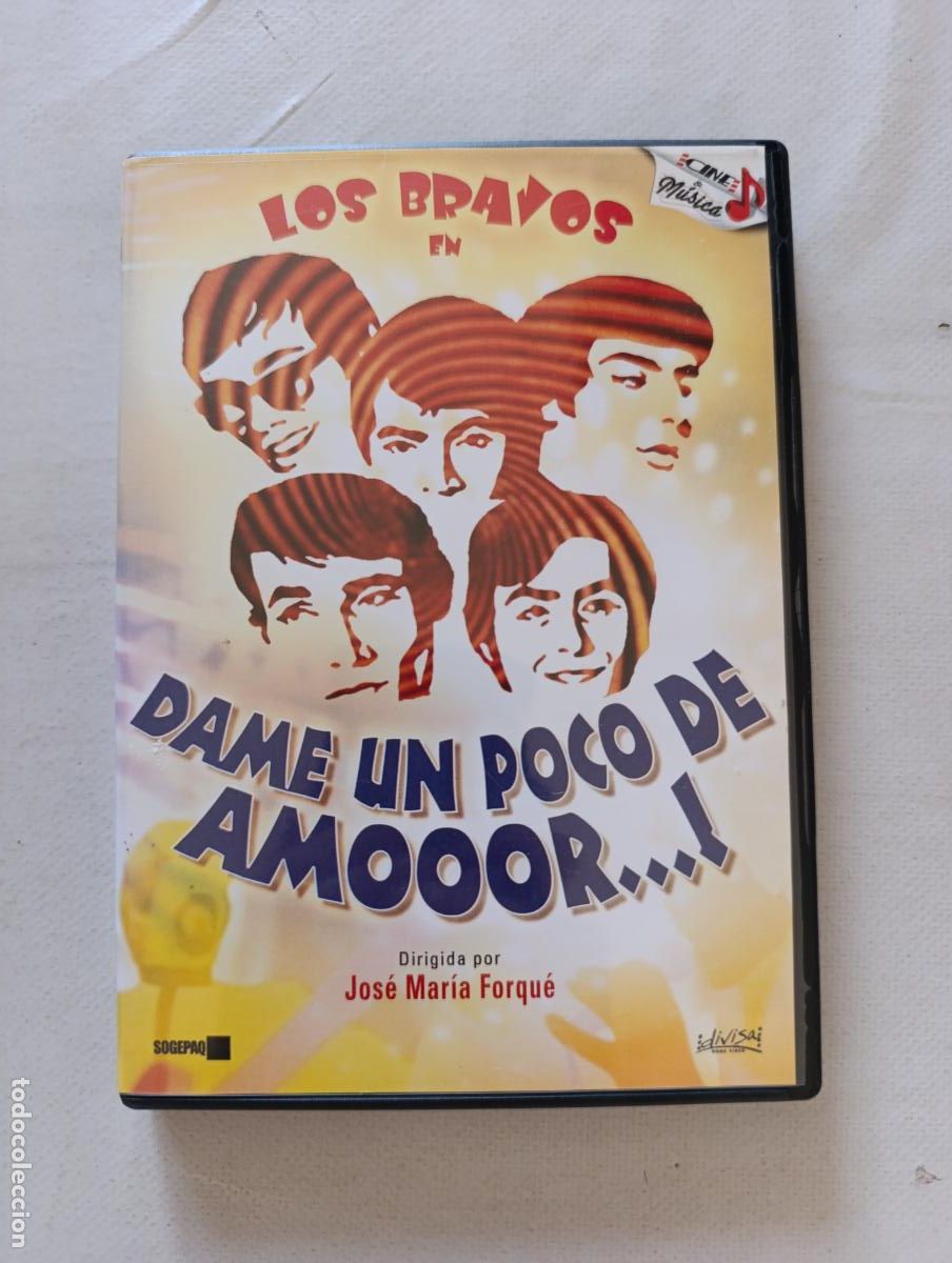 Cine: DVD DAME UN POCO DE AMOOOR...! - LOS BRAVOS - JOSE MARIA FORQUE (9Q)