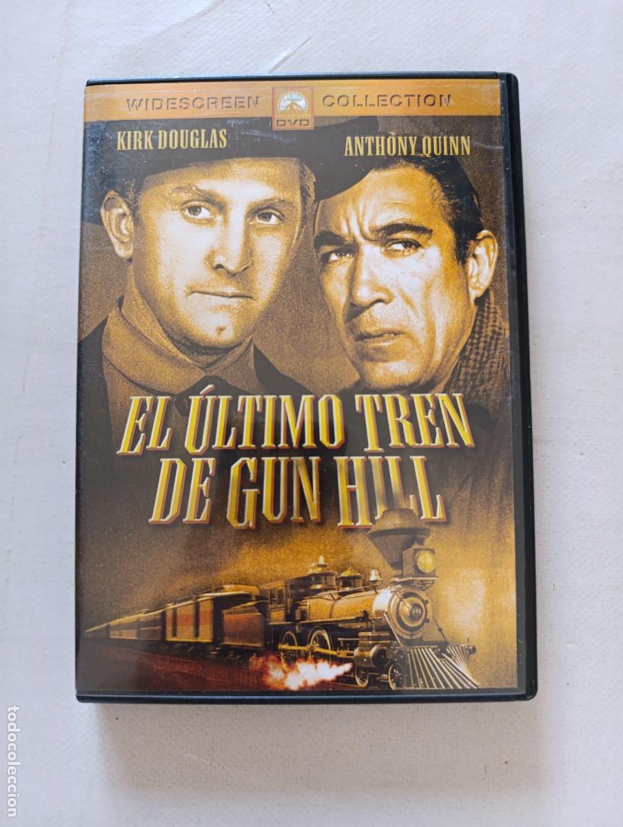 Cine: DVD EL ULTIMO TREN DE GUN HILL - KIRK DOUGLAS, ANTHONY QUINN (9Q)