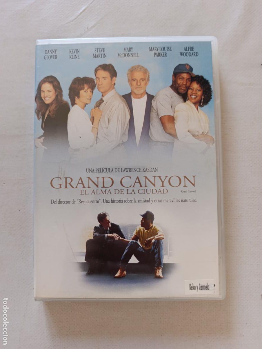 Cine: DVD GRAND CANYON EL ALMA DE LA CIUDAD - DANNY GLOVER, KEVIN KLINE, STEVE MARTIN (9V)