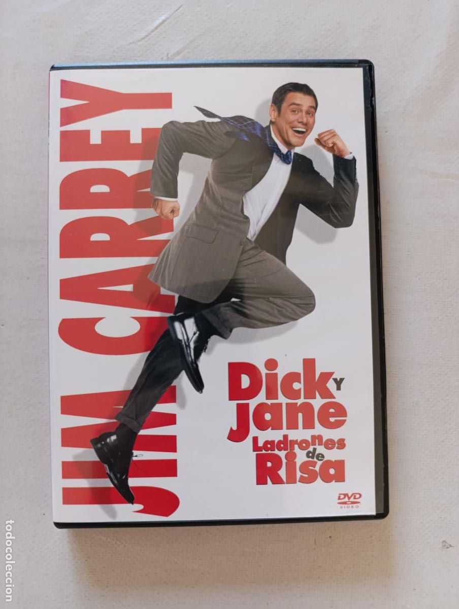 Cine: DVD DICK Y JANE LADRONES DE RISA - JIM CARREY (9V)