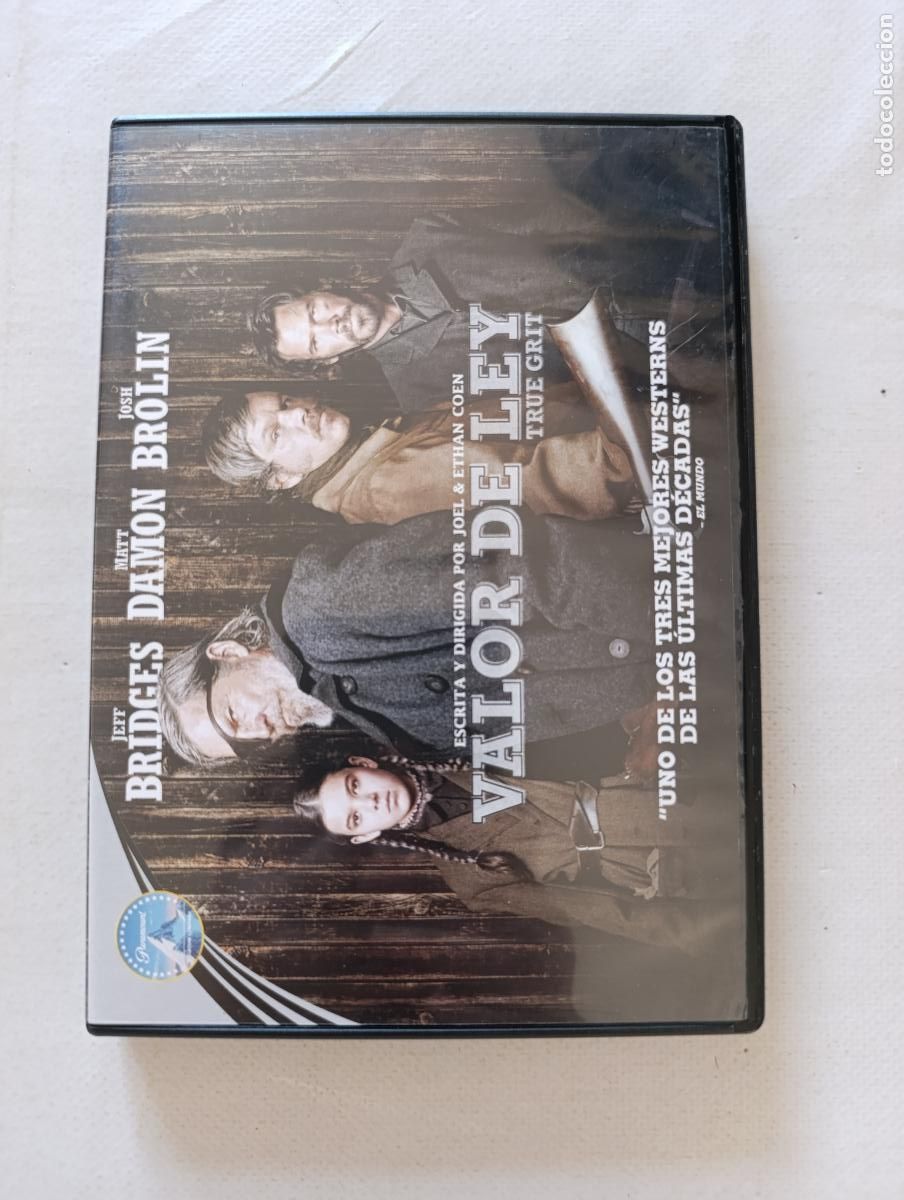 Cine: DVD VALOR DE LEY (TRUE GRIT) - JEFF BRIDGES, MATT DAMON (9V)
