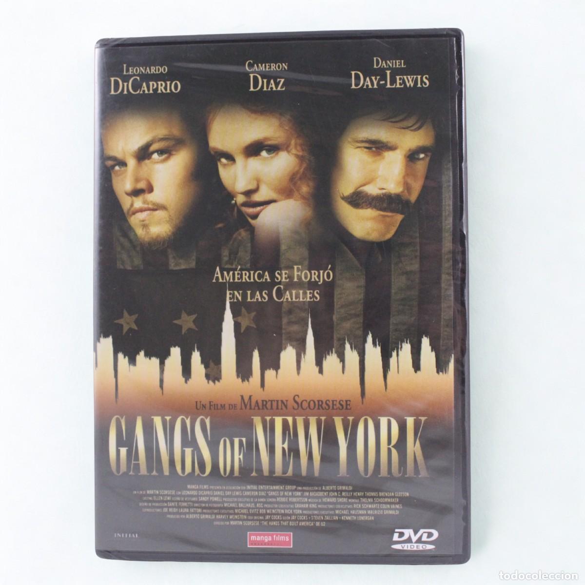 Cine: DVD Gangs of New York Precintada PAL 2 Castellano Ingl&eacute;s DiCaprio Scorsese