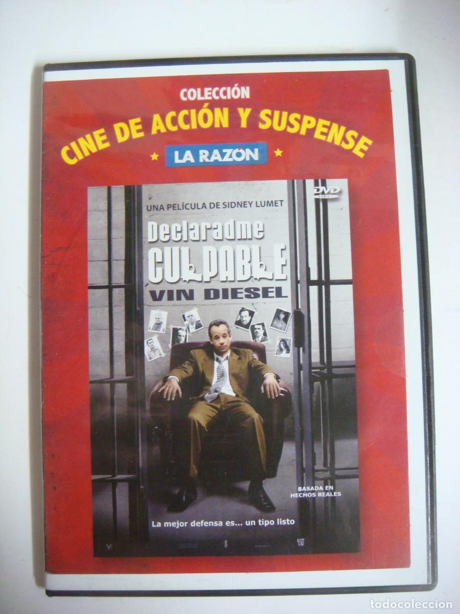 Cine: D.V.D. DE DECLARADME CULPABLE CON VIN DIESEL-(&)