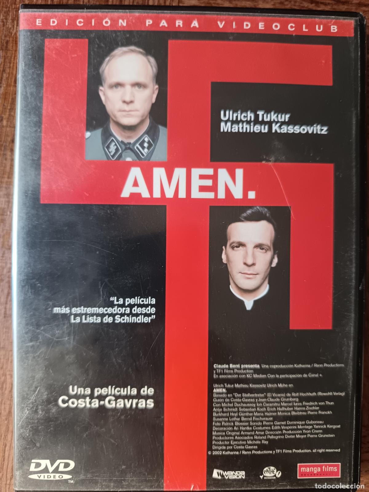 Cine: AMEN de COSTA-GAVRAS... DVD Cine Europeo.