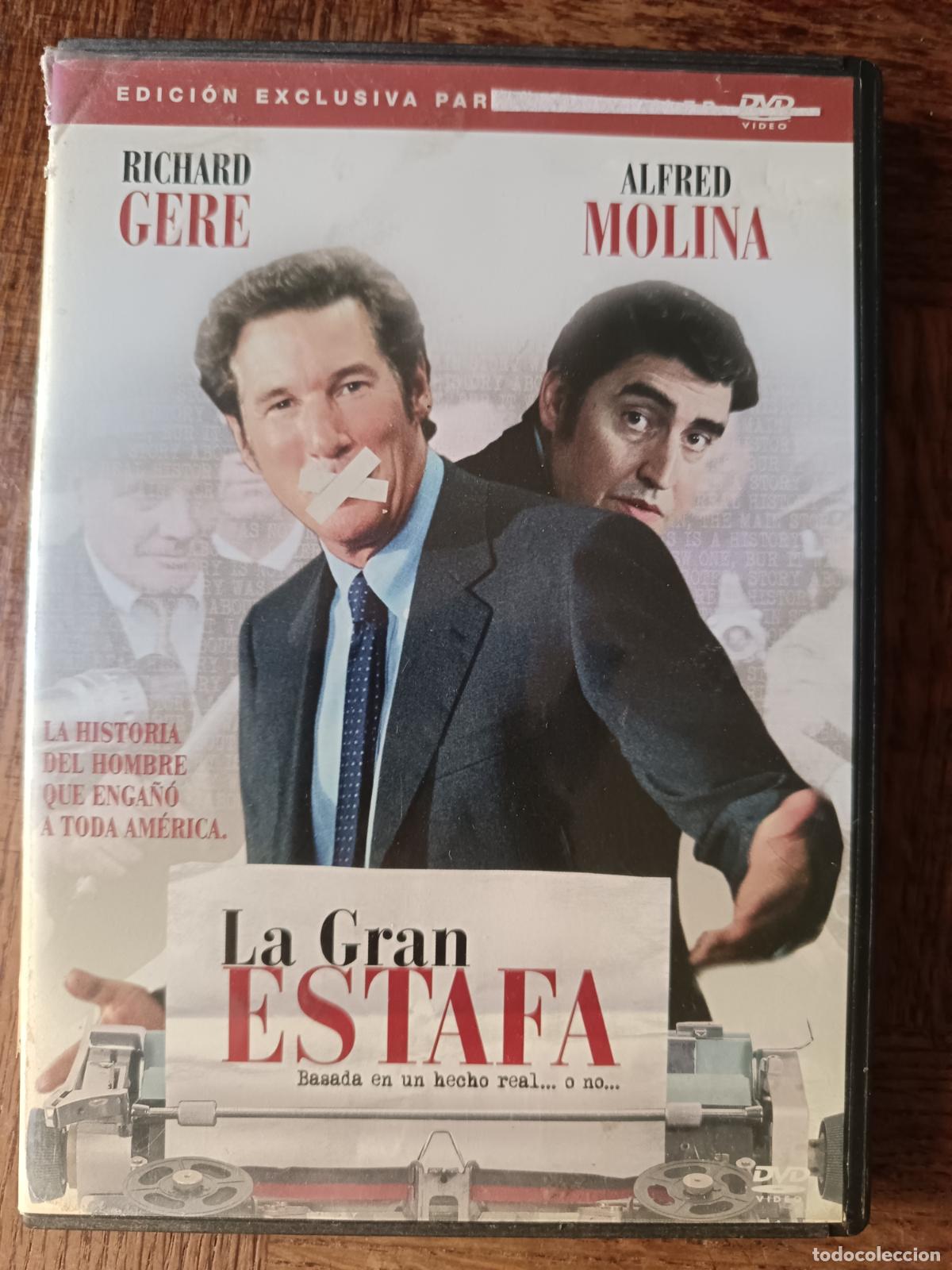 Cine: LA GRAN ESTAFA con Richard Gere, Alfred Molina ... DVD Cine Drama.