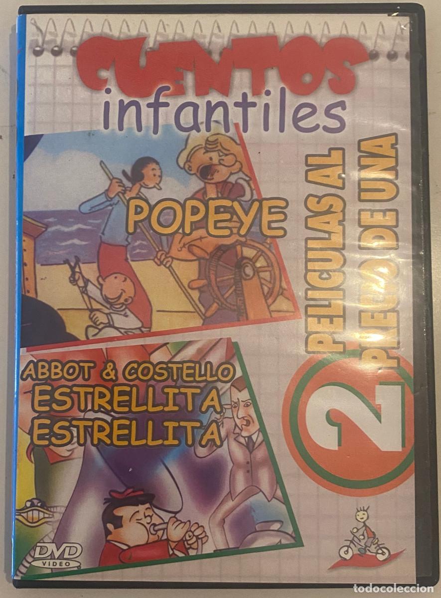Cine: 'Cuentos Infantiles 2'. Pel&iacute;cula 'Estrellita' de Abbot y Costello + cortos de Popeye. 2 DVDs.