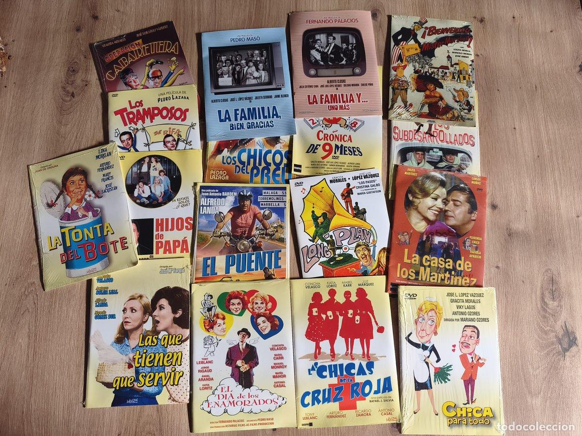 Cine: Lote 17 DVDs Cl&aacute;sicos del cine espa&ntilde;ol