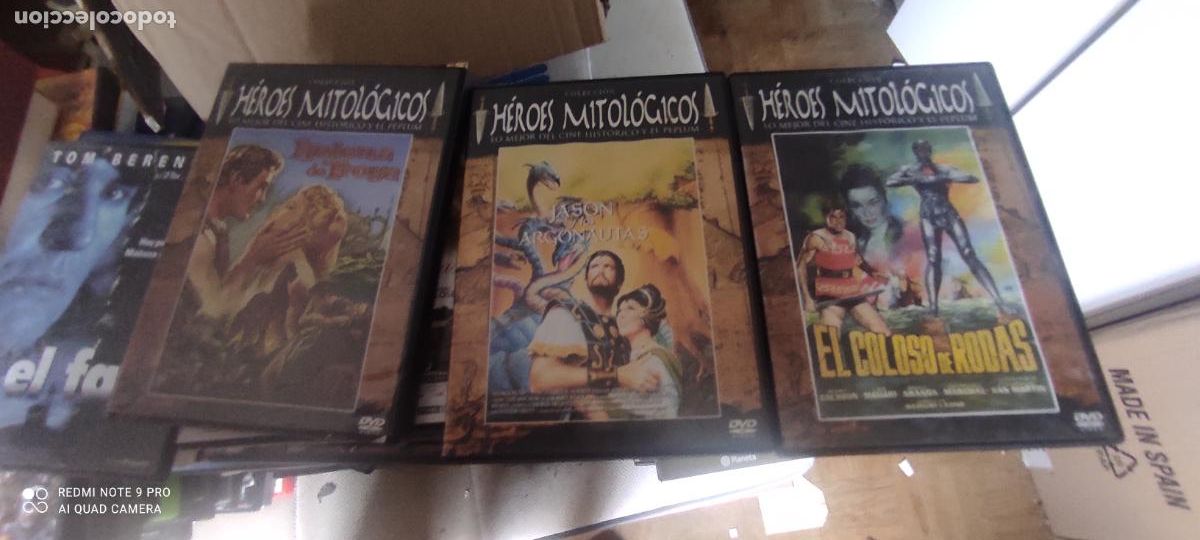 Cine: H&eacute;roes mitol&oacute;gicos: 3 dvds: Helena de Troya, Jas&oacute;n y el Coloso de Rodas