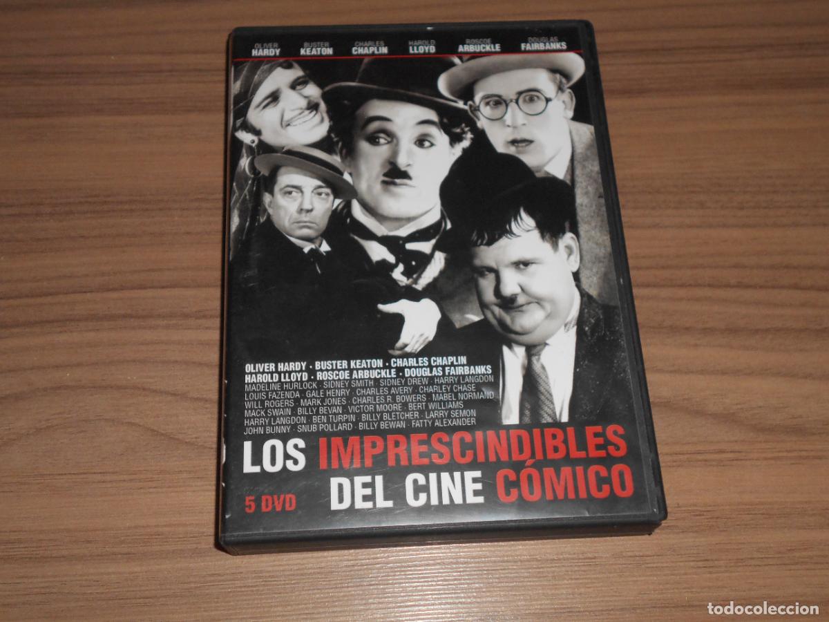 Cine: Los IMPRESCINDIBLES deL CINE COMICO 5 DVD 30 Peliculas BUSTER KEATON - CHAPLIN - Etc.. DISCOS NUEVOS