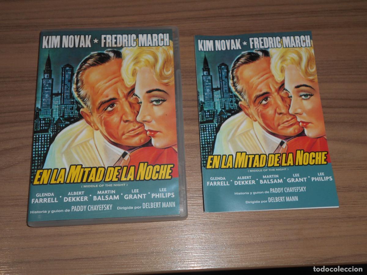 Cine: EN LA MITAD DE LA NOCHE Edicion Especial DVD + LIBRETO Kim Novak FREDERIC MARCH Como NUEVA