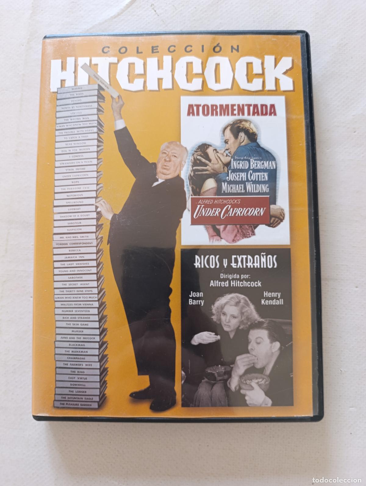 Cine: DVD ATORMENTADA / RICOS Y EXTRA&Ntilde;OS - ALFRED HITCHCOCK (DJ)