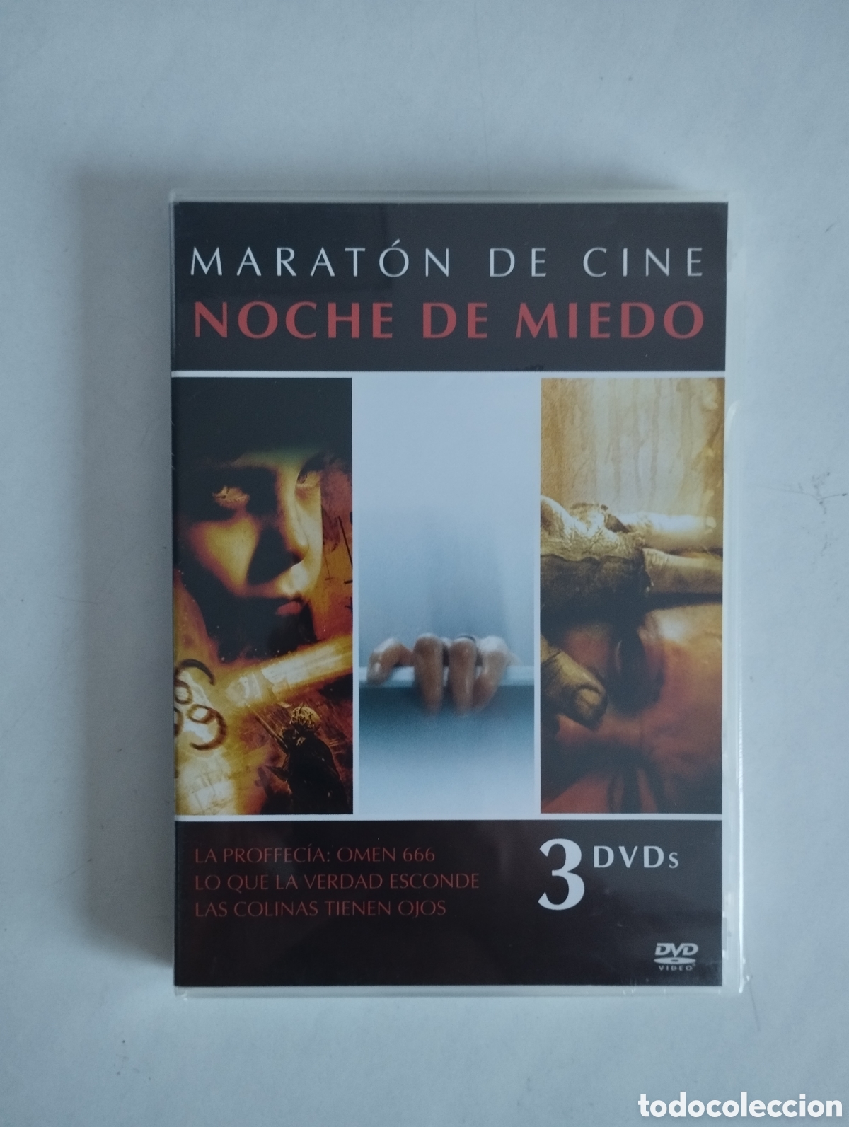 Cine: PACK 3 PELICULA DVD LA PROFECIA/LO QUE LA VERDAD ESCONDE/LAS COLINAS TIENEN OJOS PRECINTADA