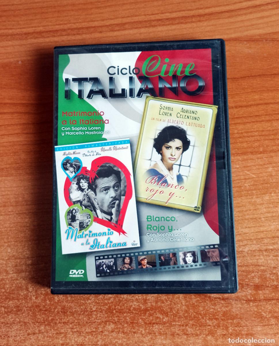 Cine: DVD Matrimonio a la italiana / Blanco, rojo y... - Colecci&oacute;n Ciclo Cine Italiano