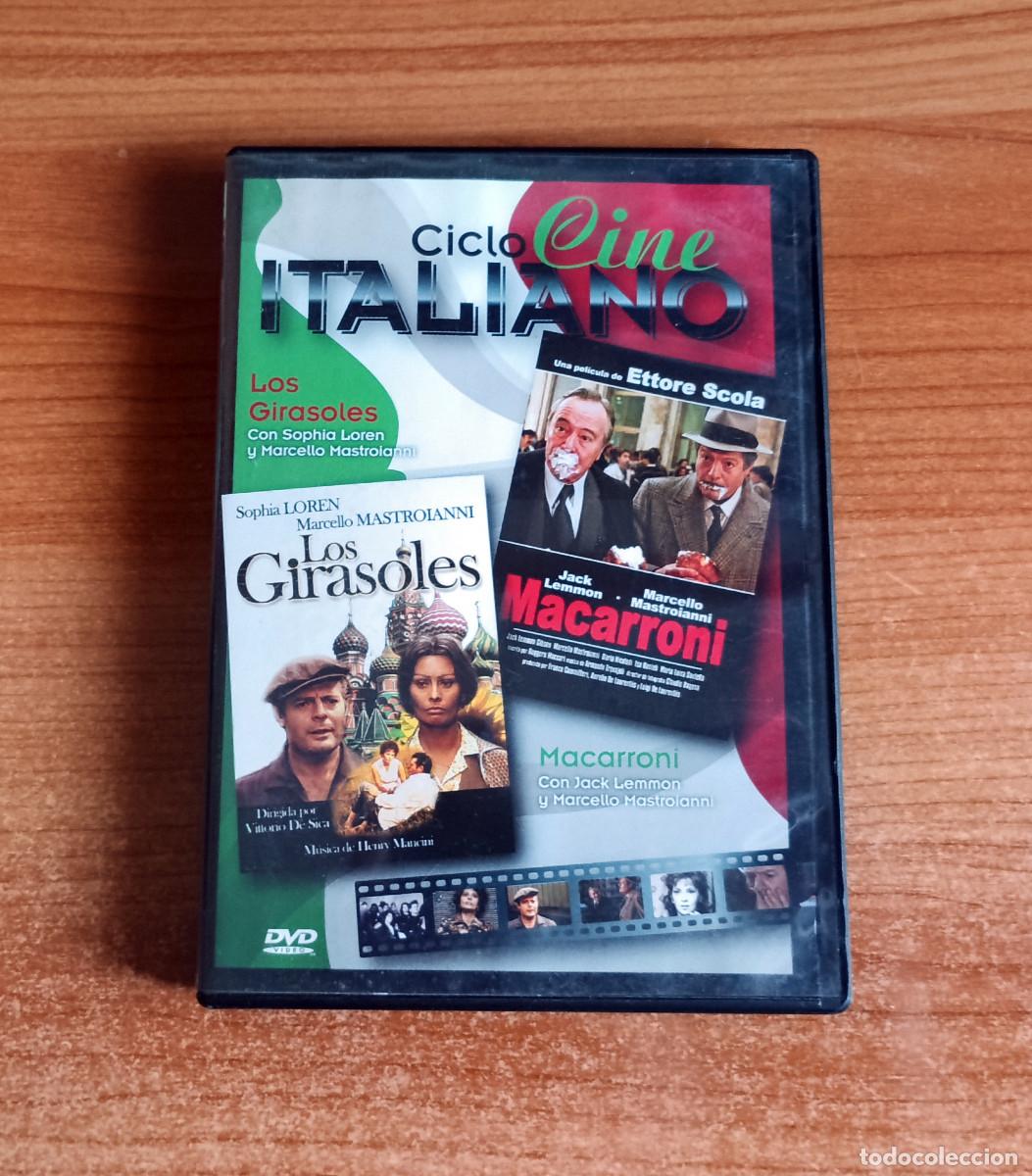Cine: DVD Los Girasoles / Macarroni - Colecci&oacute;n Ciclo Cine Italiano