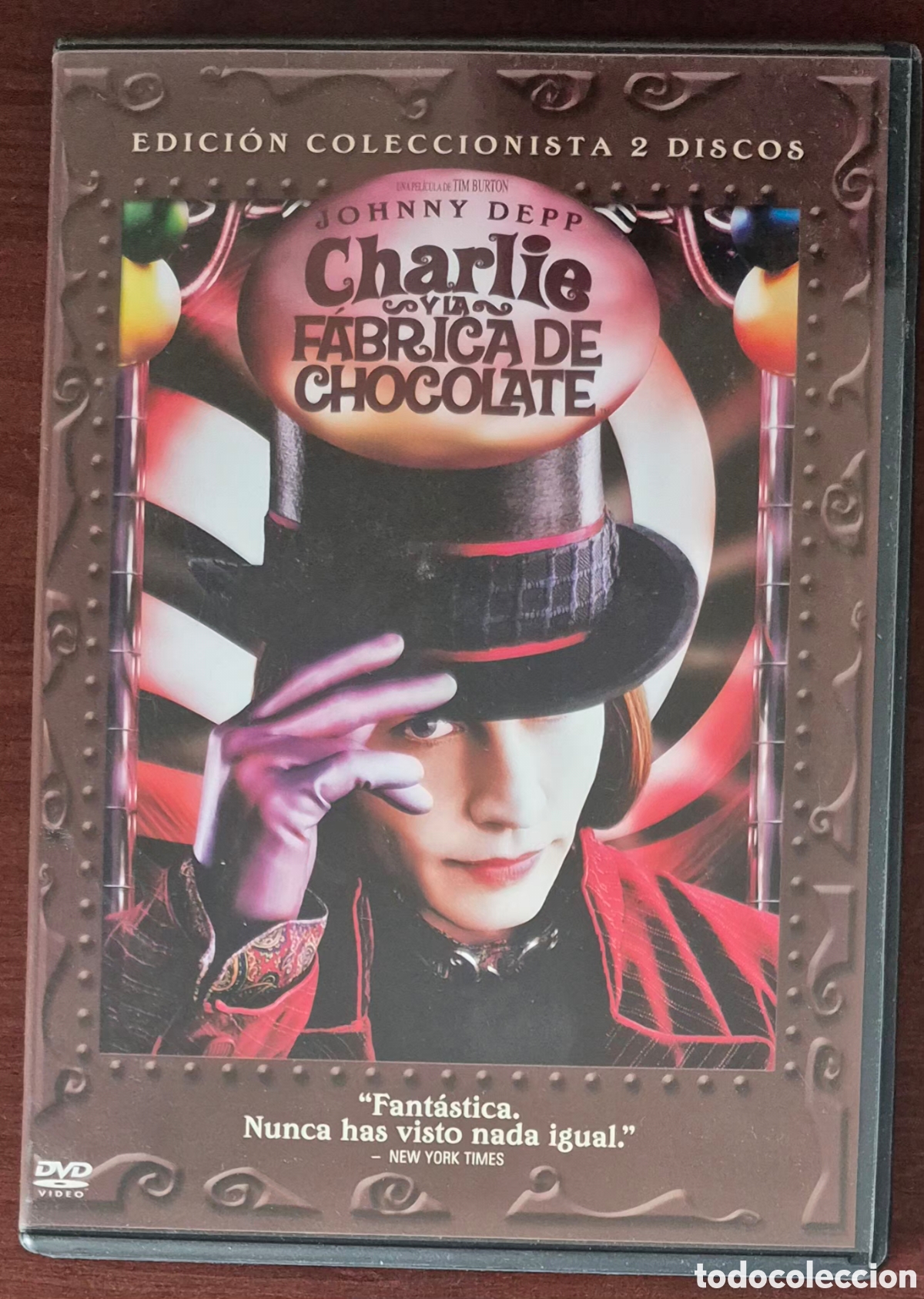 Cine: DVD X 2 DISCOS - CHARLIE Y LA F&Aacute;BRICA DE CHOCOLATE (DIRECCI&Oacute;N: TIM BURTON)