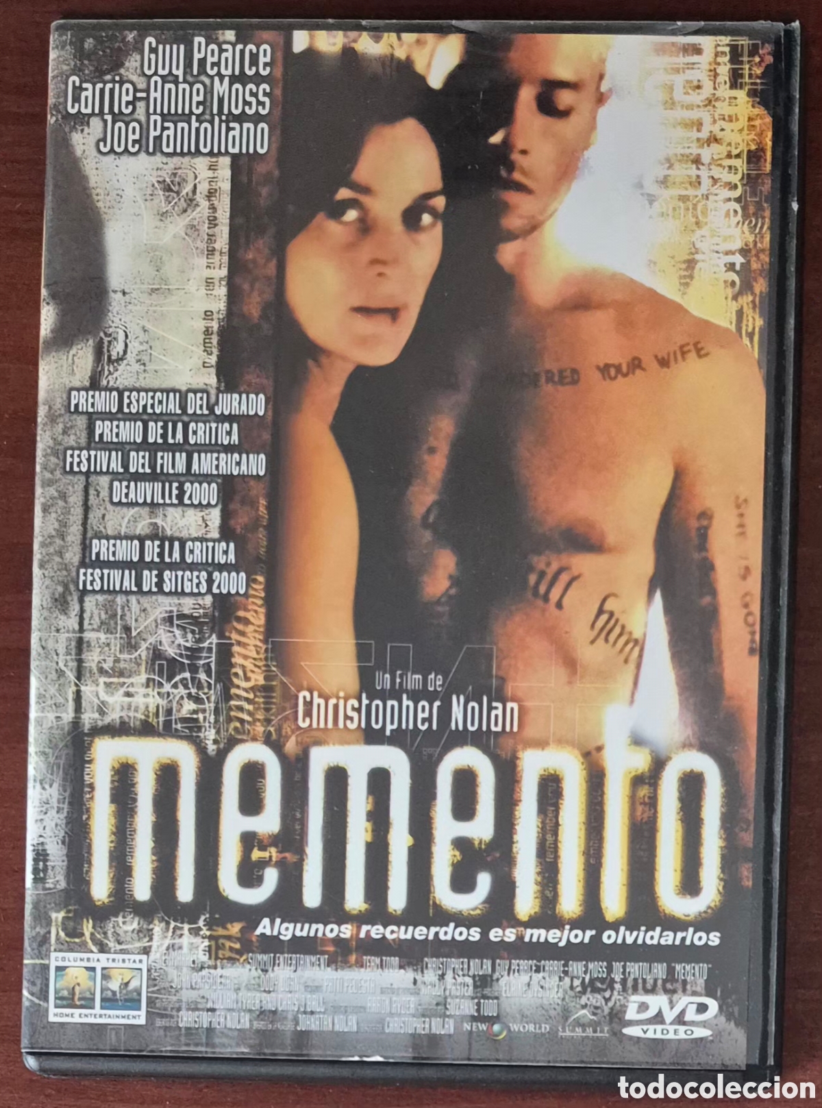 Cine: DVD - MEMENTO (DIRECCI&Oacute;N: CHRISTOPHER NOLAN)