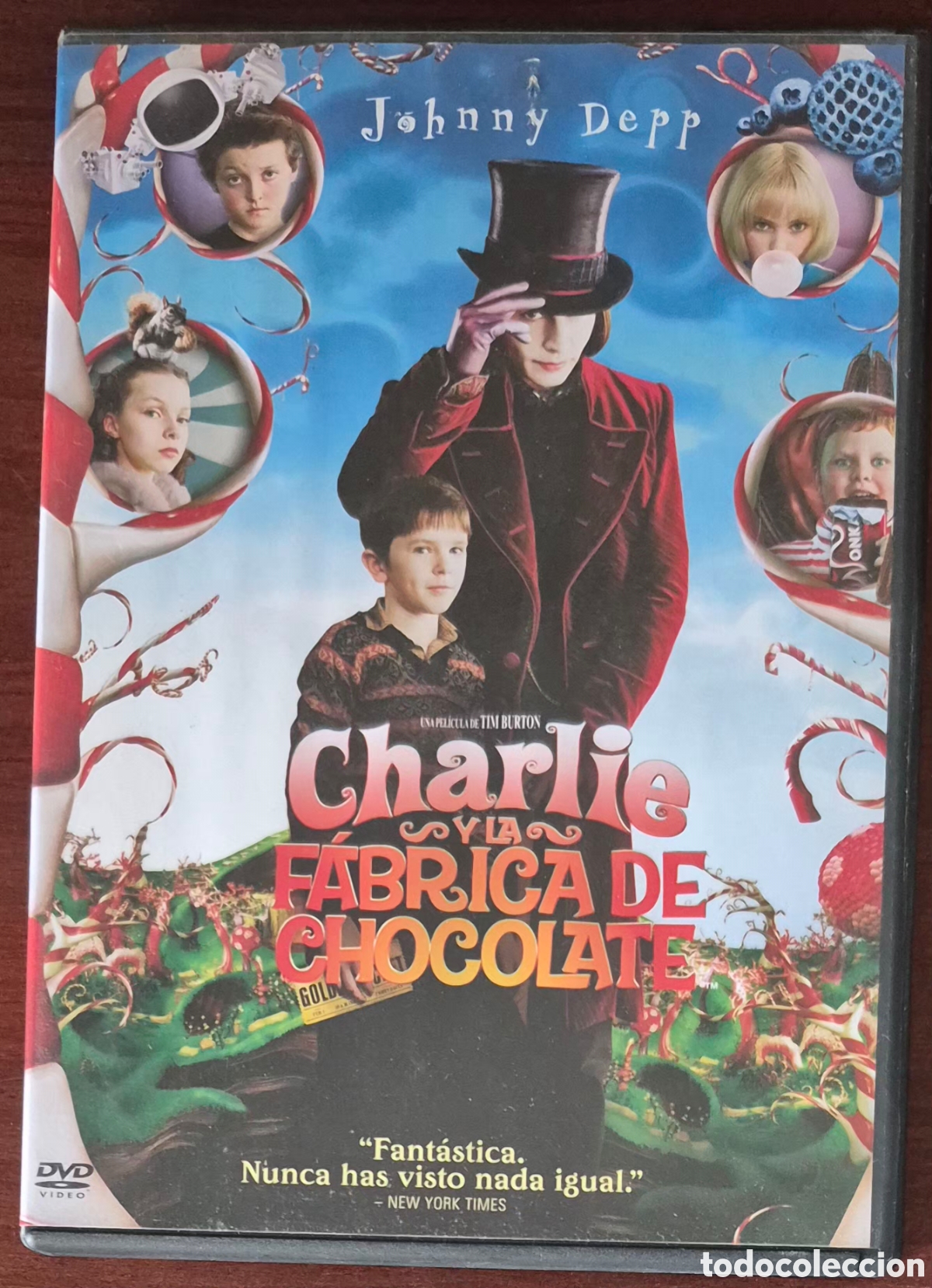Cine: DVD - CHARLIE Y LA F&Aacute;BRICA DE CHOCOLATE (DIRECCI&Oacute;N: TIM BURTON)