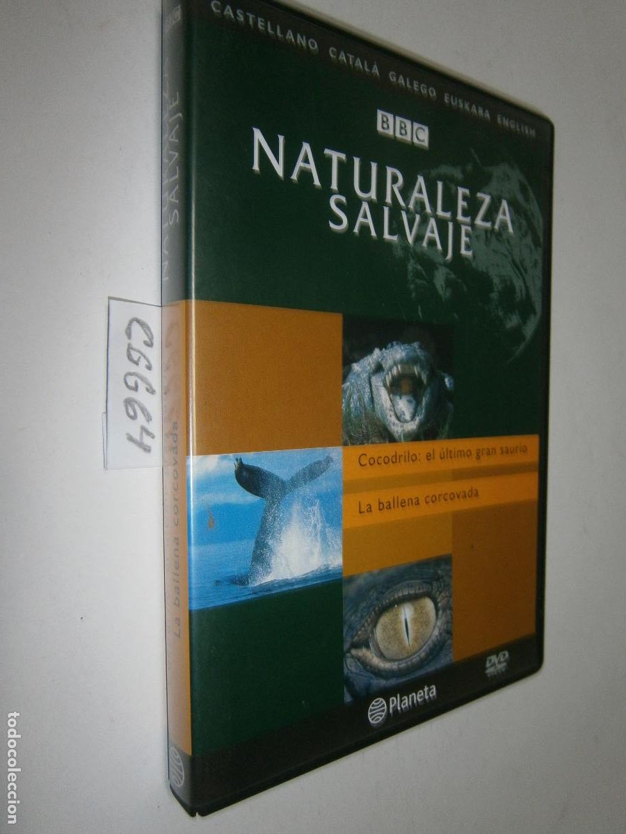 Kino: DVD DOCUMENTAL NATURALEZA SALVAJE BBC - COCODRILOS Y LA BALLENA CORCOVADA