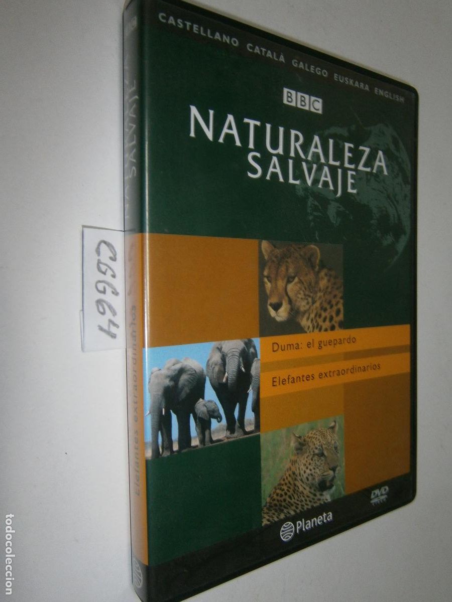 Cinema: DVD DOCUMENTAL NATURALEZA SALVAJE BBC - DUMA: EL GUEOPARDO - ELEFANTES EXTRAORDINARIOS