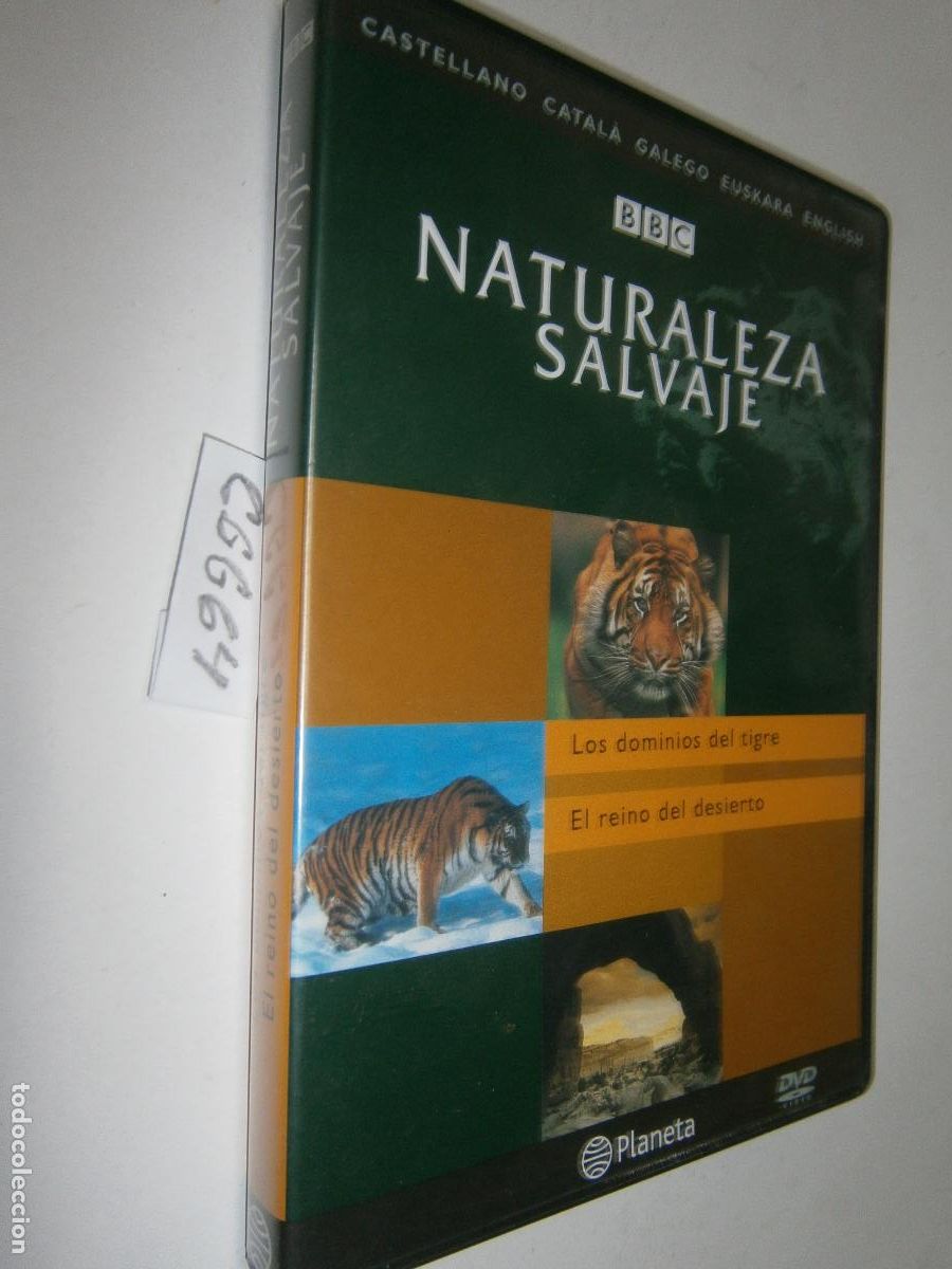 Cinema: DVD DOCUMENTAL NATURALEZA SALVAJE BBC - LOS DOMINIOS DEL TIGRE - EL REINO DEL DESIERTO