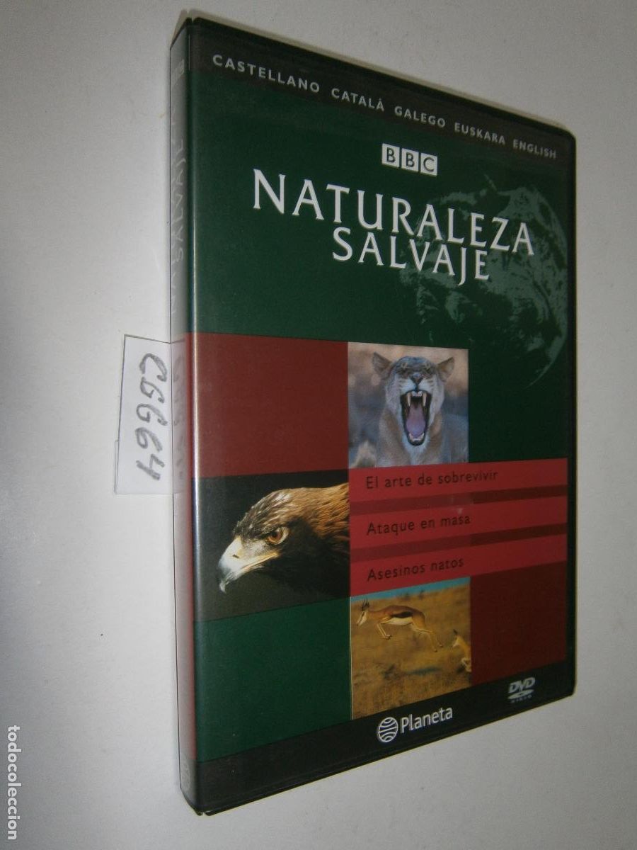Cine: DVD DOCUMENTAL NATURALEZA SALVAJE BBC - EL ARTE DE SOBREVIVIR - ATAQUE EN MASA - ASESINOS NATOS