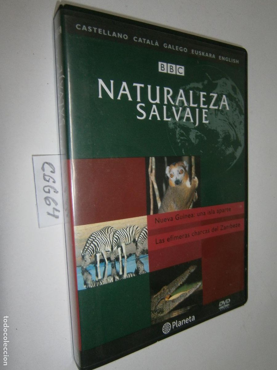 Cine: DVD DOCUMENTAL NATURALEZA SALVAJE BBC - NUEVA GUINEA - LAS EFIMERAS CHARCAS DEL ZAMBEZE
