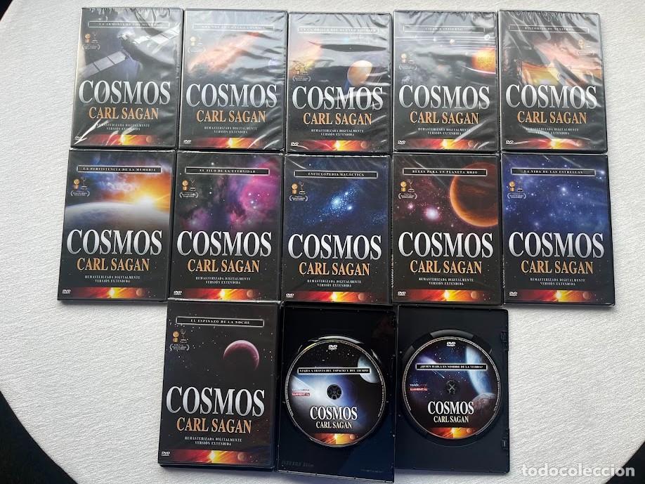 Cine: Cosmos / Carl Sagan / Remasterizada, versi&oacute;n extend. / Completa / 13 DVD, 13 cap&iacute;tulos / 11 Precint.