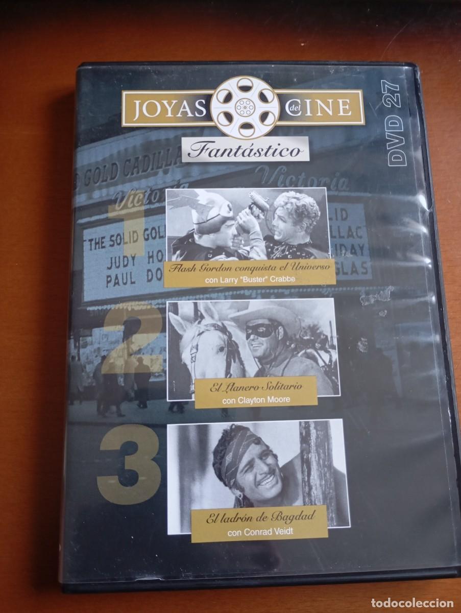 Cine: JOYAS DEL CINE (DVD) NUM 27. FLASH GORDON CONQUISTA EL UNIVERSO. EL LLANERO SOLITARIO. EL LADRON DE